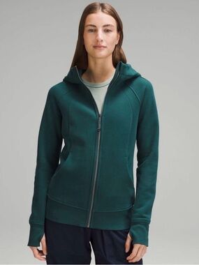 Lululemon Scuba Full-Zip Hoodie Green Jasper